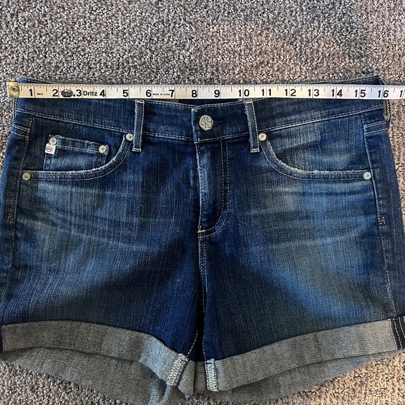 AG The Hailey Ex-Boyfriend Roll-up Jean Shorts, size 27 - Picture 6 of 8